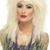 Smiffys All Decades /Era Costumes Crimped Blonde Wig