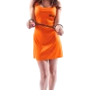 Orion Costumes Ladies Orange Convict Dress