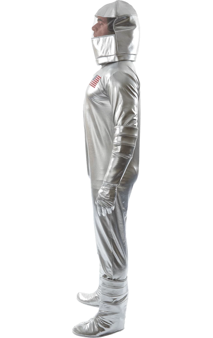 Orion Costumes Mens Traditional Silver Astronaut Costume American / USA