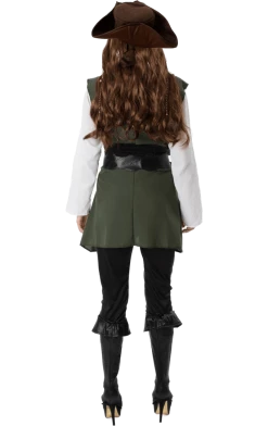 Orion Costumes Book Characters Ladies Green Pirate Costume