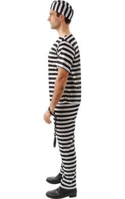 Orion Costumes Adult Prison Convict Costume