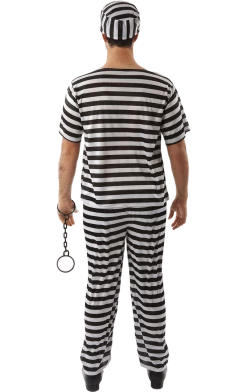 Orion Costumes Adult Prison Convict Costume