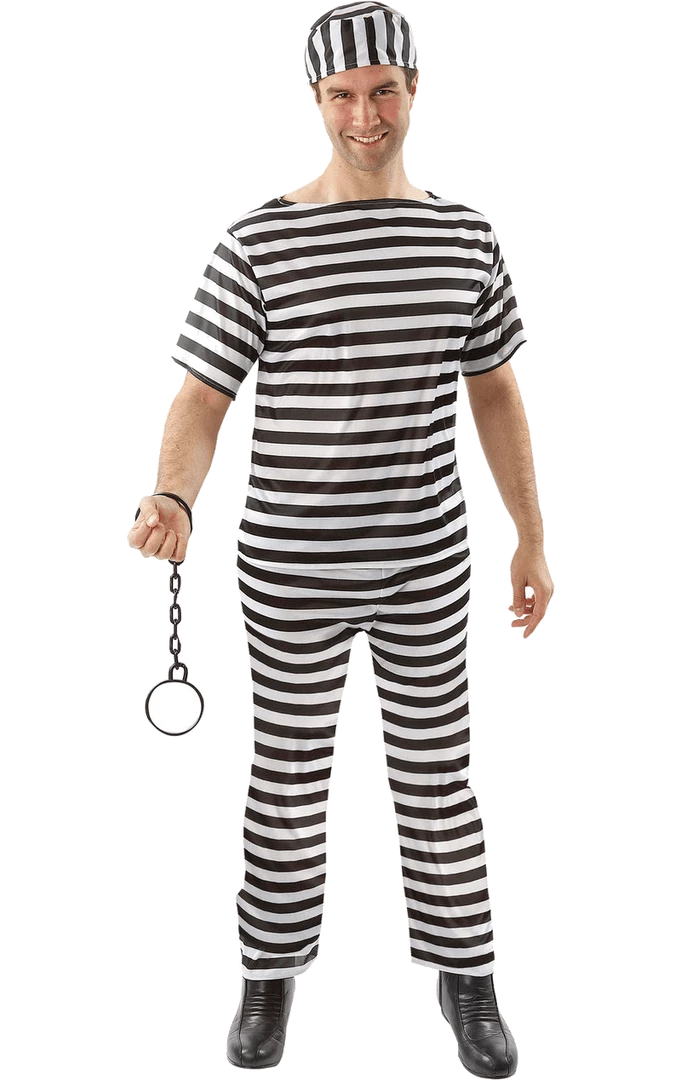 Orion Costumes Adult Prison Convict Costume