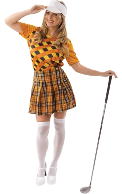 Orion Costumes Pub Golf Womens Golf Costume - Orange
