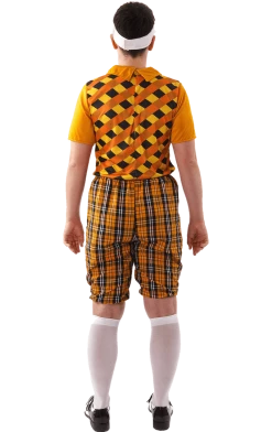 Orion Costumes Novelty Mens Pub Golf Costume - Orange