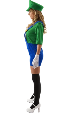 Orion Costumes All Decades /Era Costumes Adult Womens Luigi Costume