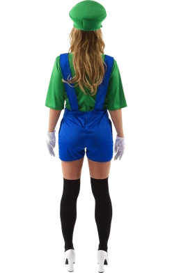 Orion Costumes All Decades /Era Costumes Adult Womens Luigi Costume