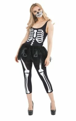 Orion Costumes Halloween Womens Skeleton Jumpsuit