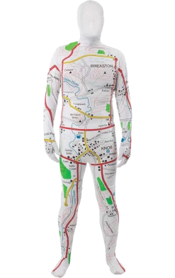 Orion Costumes Rude Map Body Suit Costume