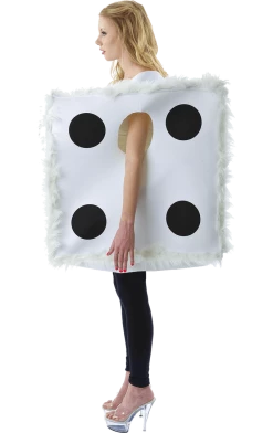 Orion Costumes Adult Fluffy Dice Costume Novelty