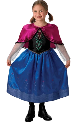 Rubies Book Characters Kids Deluxe Frozen Anna Costume