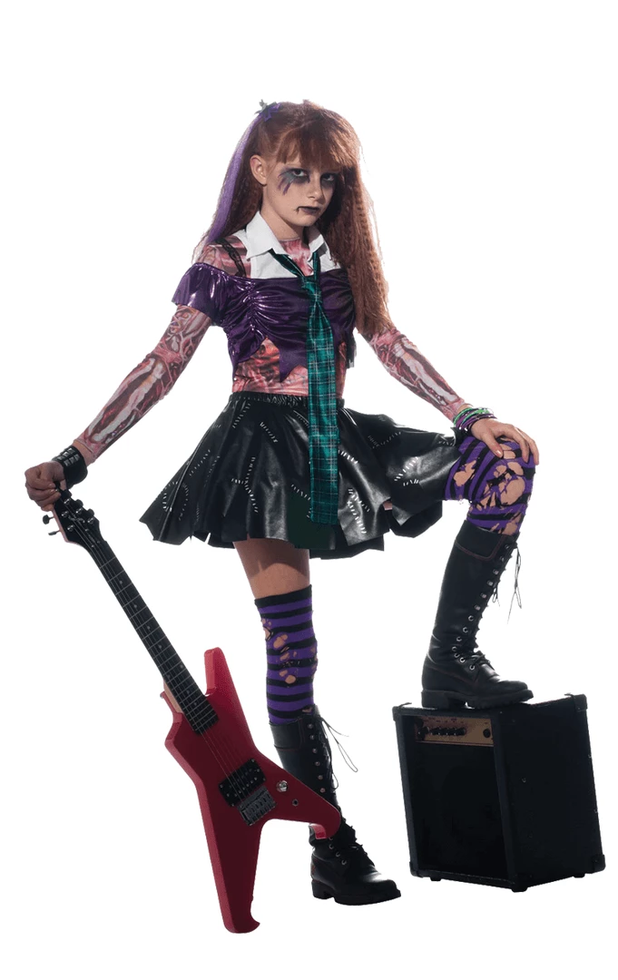 Rubies Kids Zombette Costume Punk