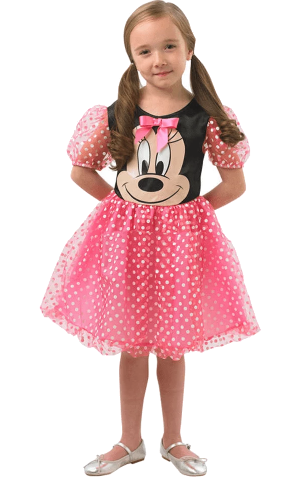 Rubies Childrens Pink Puffball Minnie Mouse Costume