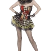 Smiffys Clowns Sexy Zombie Clown Costume