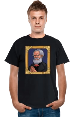 Body Republic Digital Dudz Haunted Portrait T-Shirt Novelty