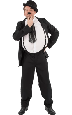Orion Costumes Movies Mens Double Act Oliver Hardy Costume
