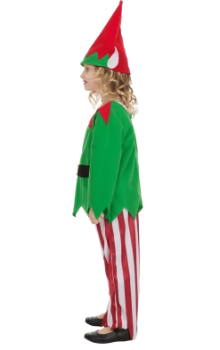 Orion Costumes Christmas Kids Striped Elf Costume