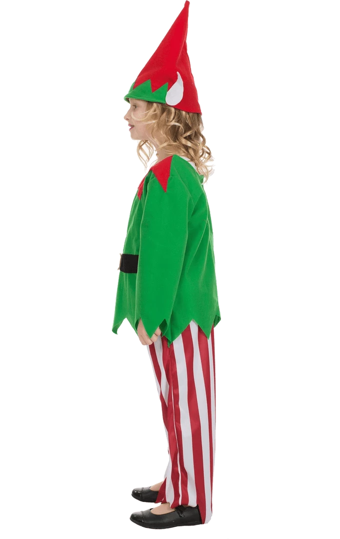 Orion Costumes Christmas Kids Striped Elf Costume