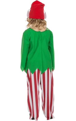 Orion Costumes Christmas Kids Striped Elf Costume