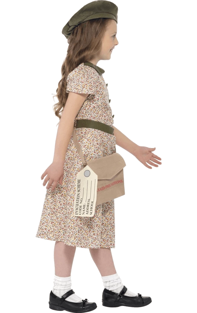 Smiffys British / UK Kids War Evacuee Girl Costume