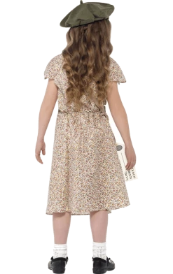 Smiffys British / UK Kids War Evacuee Girl Costume