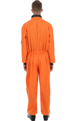 Orion Costumes American / USA Mens Orange Astronaut Costume