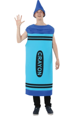 Orion Costumes Crayons Adult Blue Crayon Costume
