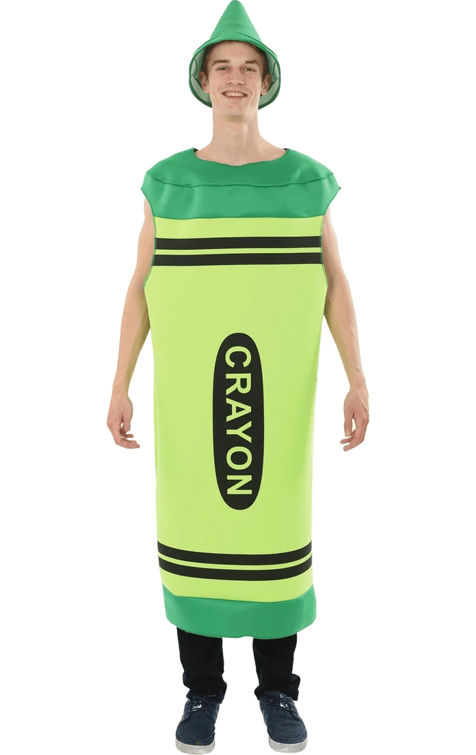 Orion Costumes Crayons Adult Green Crayon Costume