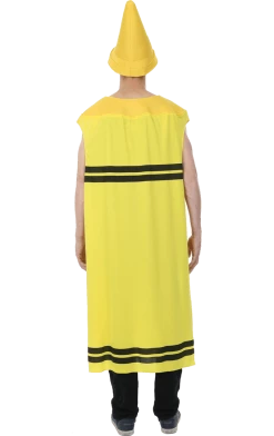 Orion Costumes Crayons Adult Yellow Crayon Costume