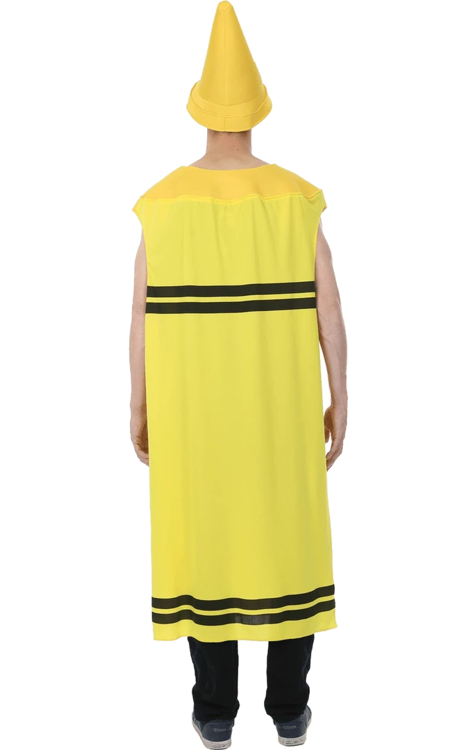 Orion Costumes Crayons Adult Yellow Crayon Costume