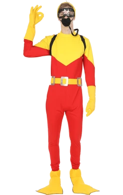 Orion Costumes Adult Scuba Steve Film Costume