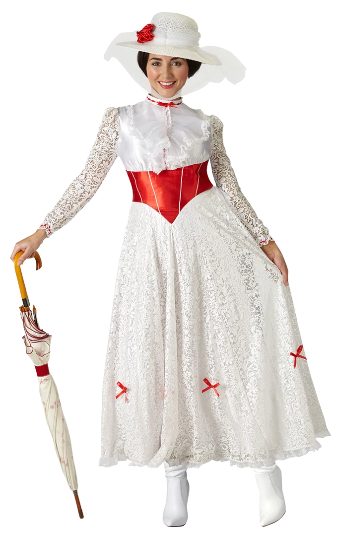 Rubies Adult Mary Poppins Holiday Costume Book Characters