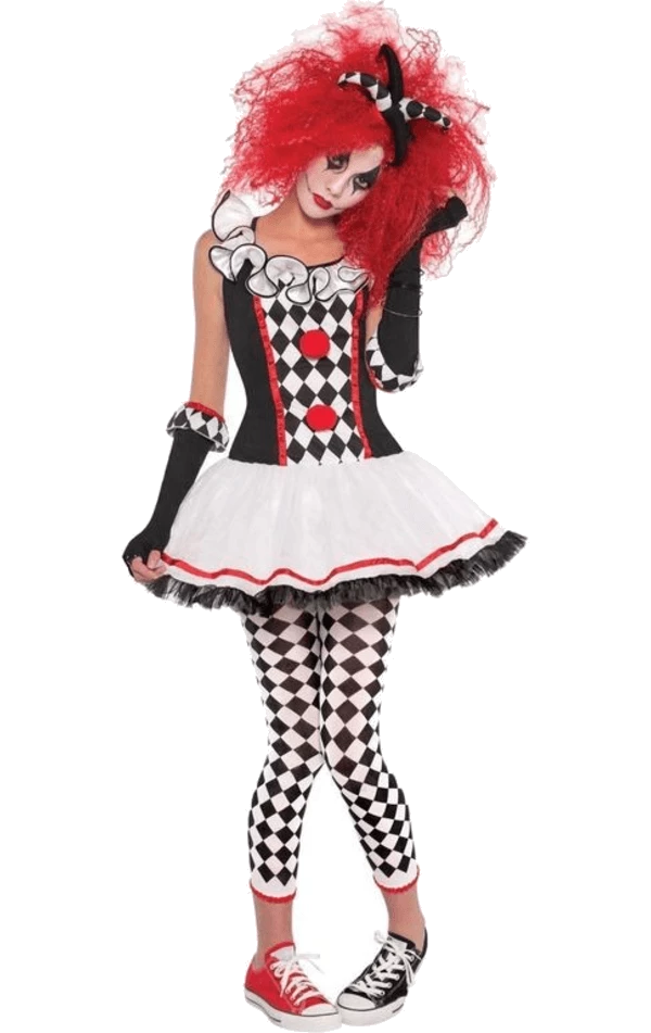 Amscan Teen Harlequin Jester Costume Circus