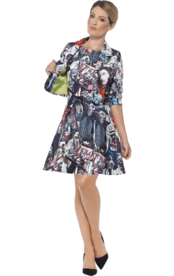Smiffys Ladies Zombie Stand Out Suit Halloween