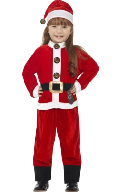 Smiffys Christmas Kids Santas Little Helper Costume