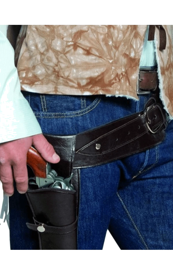 Smiffys Wandering Gunman Belt And Holster American / USA