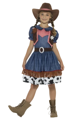 Smiffys American / USA Kids Texan Cowgirl Costume
