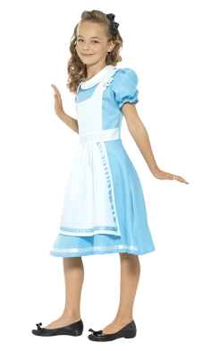 Smiffys Kids Storybook Alice Costume Alice In Wonderland