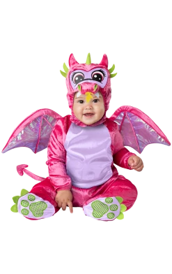 InCharacter Costumes Pink Baby Dragon Costume Fairytales