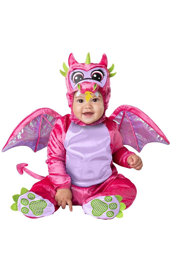 InCharacter Costumes Pink Baby Dragon Costume Fairytales