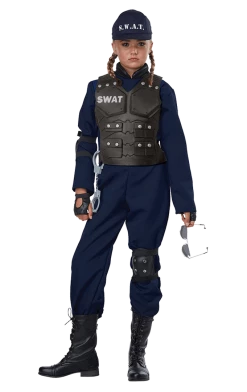 California Costumes Kids SWAT Police Costume Cops & Robbers