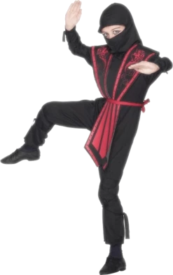 Smiffys Ninjas Kids Silent Ninja Costume