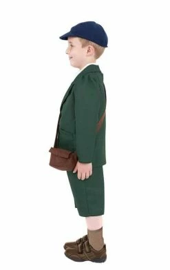 Smiffys Book Characters Kids WW2 Evacuee Boy Costume