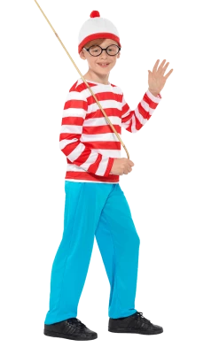 Smiffys Kids Where's Wally Costume Book Characters