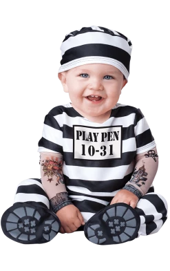 InCharacter Costumes Cops & Robbers Baby Time Out Costume