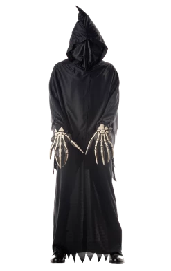 California Costumes Kids Facepieceed Grim Reaper Costume Halloween
