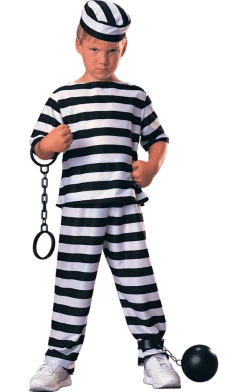 Rubies Kids Prisoner Costume