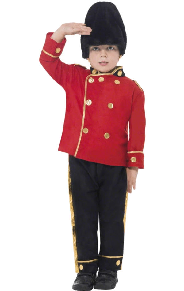 Smiffys British / UK Kids Busby Guard Costume