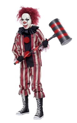 California Costumes Circus Kids Nightmare Clown Costume
