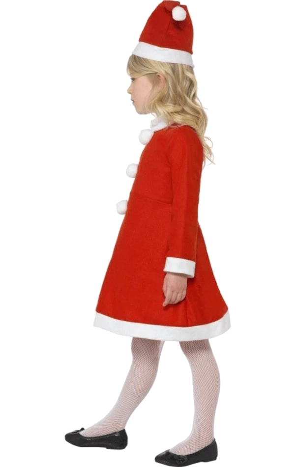 Smiffys Kids Value Santa Girl Costume Christmas
